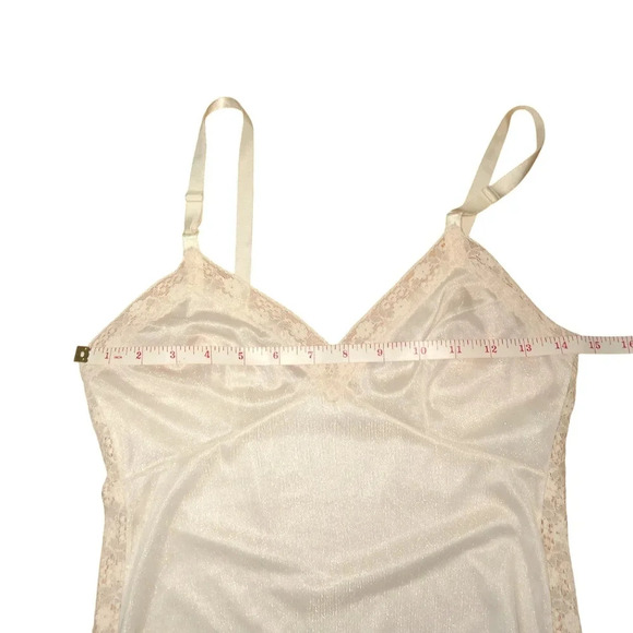 Vintage Movie Star Slip Size 32 Lace Trim and Sides - Picture 11 of 14